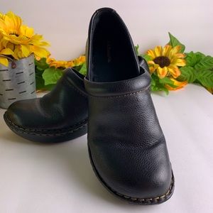 GH Bass Sheena Black Clogs Size 7 EUC